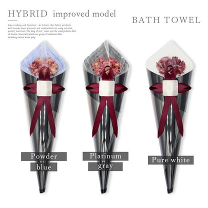 MAX MATERIA HYBRID BLACK Edition Flower Bath Towel