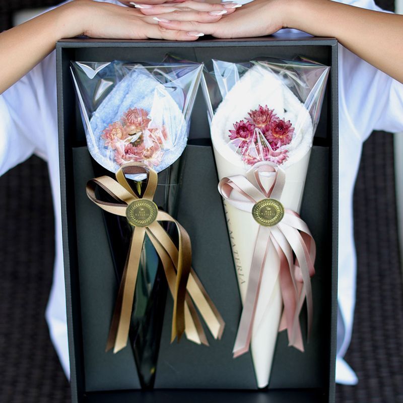 MAX MATERIA HYBRID Flower Face Towel Set