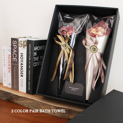 MAX MATERIA HYBRID Flower Face Towel Set